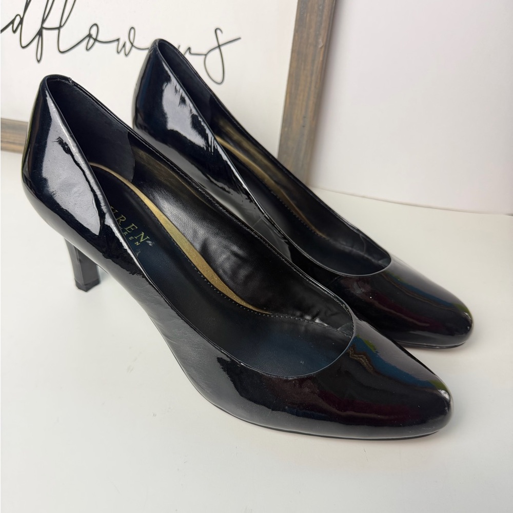Lauren Ralph Lauren Harper black pump heels